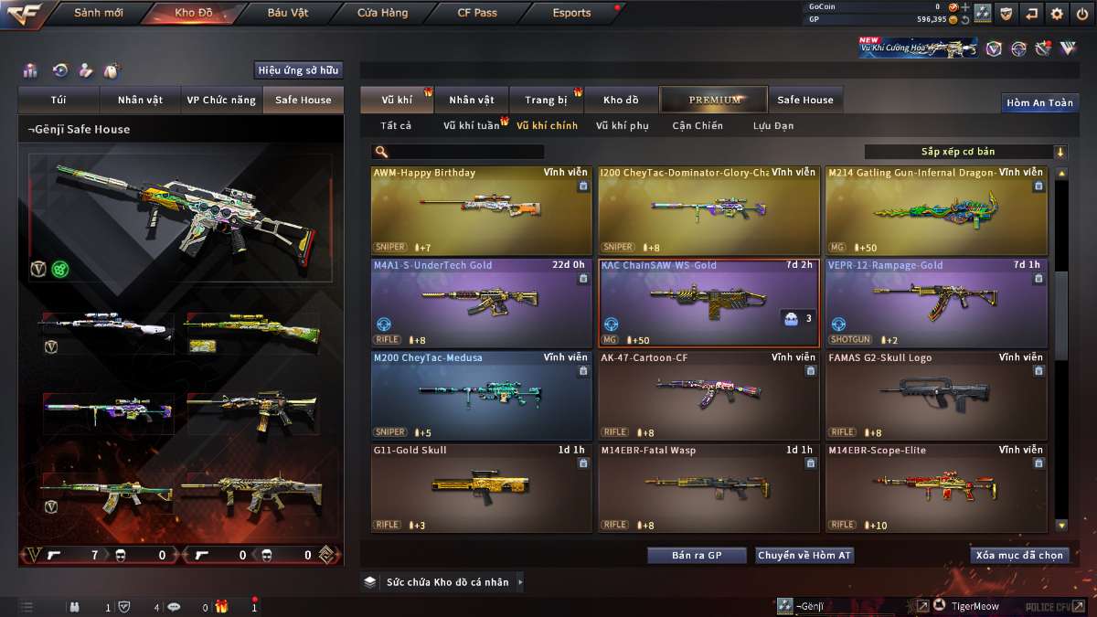 shop acc cf uy tin gia re